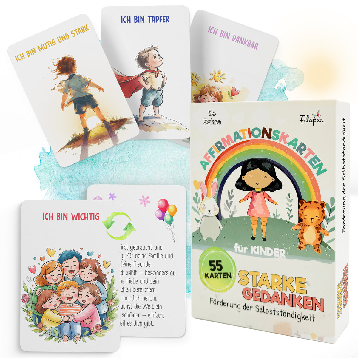 Filapen - Affirmationskarten für Kinder 55 stk.