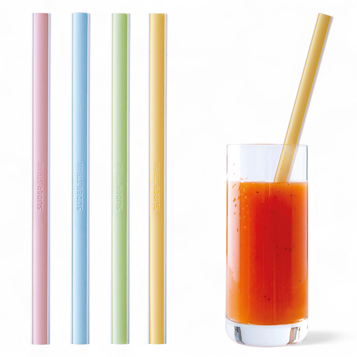 Filapen - Wiederverwendbare Strohhalme Bunt 4 Stk.