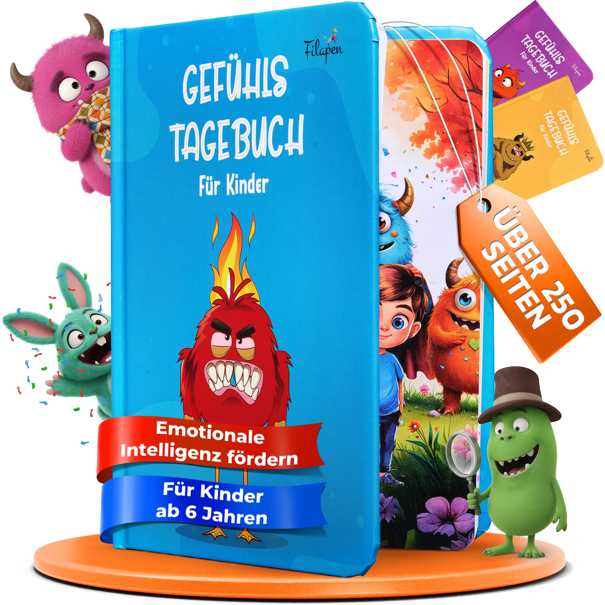 Filapen - Gefühlstagebuch für Kinder (+ gratis Gefühlskarten)