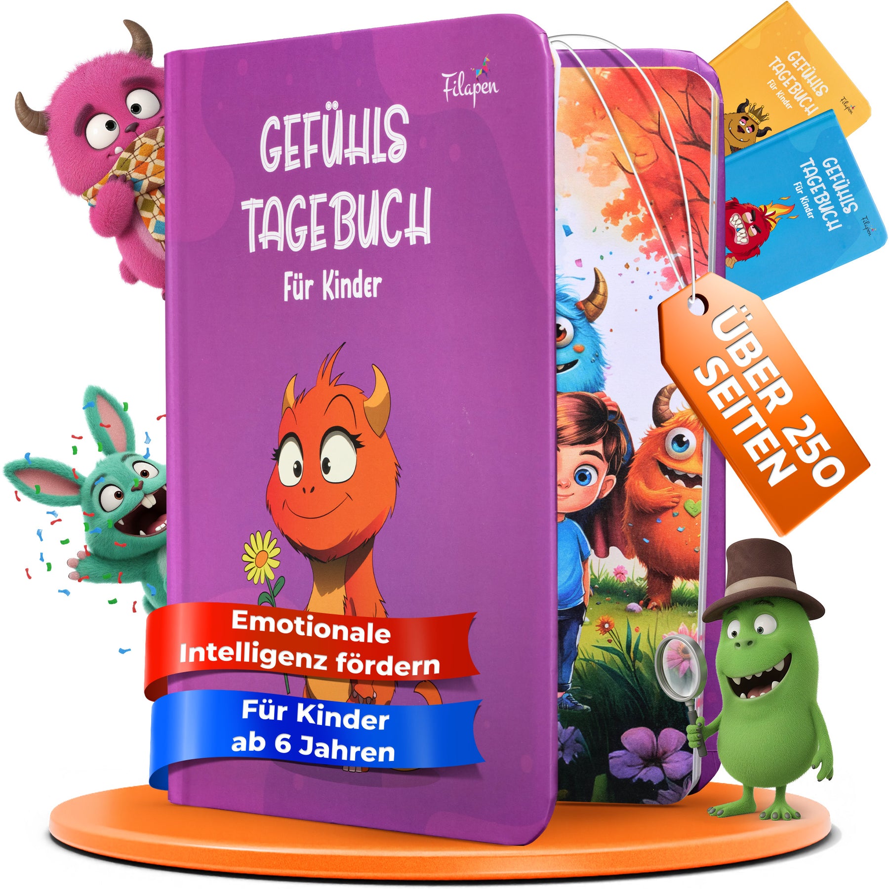 Filapen - Gefühlstagebuch für Kinder (+ gratis Gefühlskarten)