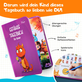Filapen - Gefühlstagebuch für Kinder (+ gratis Gefühlskarten)