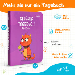 Filapen - Gefühlstagebuch für Kinder (+ gratis Gefühlskarten)