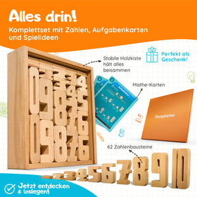 Filapen - Montessori Zahlenbausteine 62 stk.