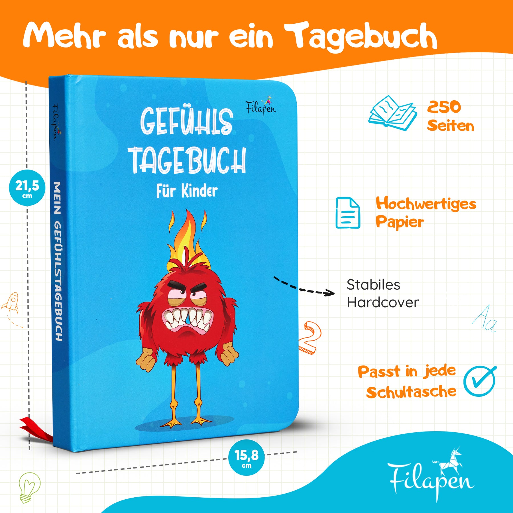Filapen - Gefühlstagebuch für Kinder (+ gratis Gefühlskarten)