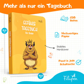 Filapen - Gefühlstagebuch für Kinder (+ gratis Gefühlskarten)