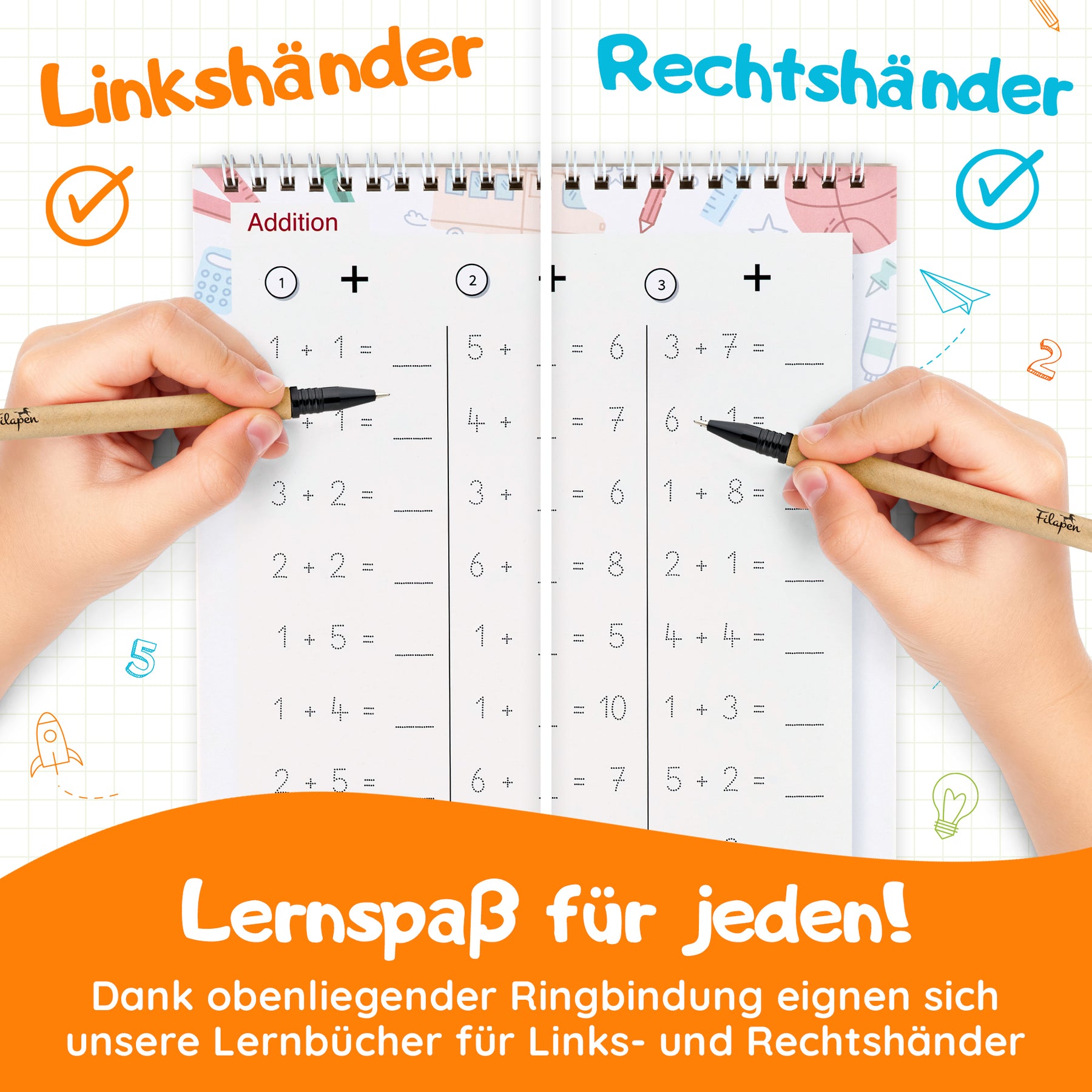 Filapen Magische Übungshefte – wiederverwendbar