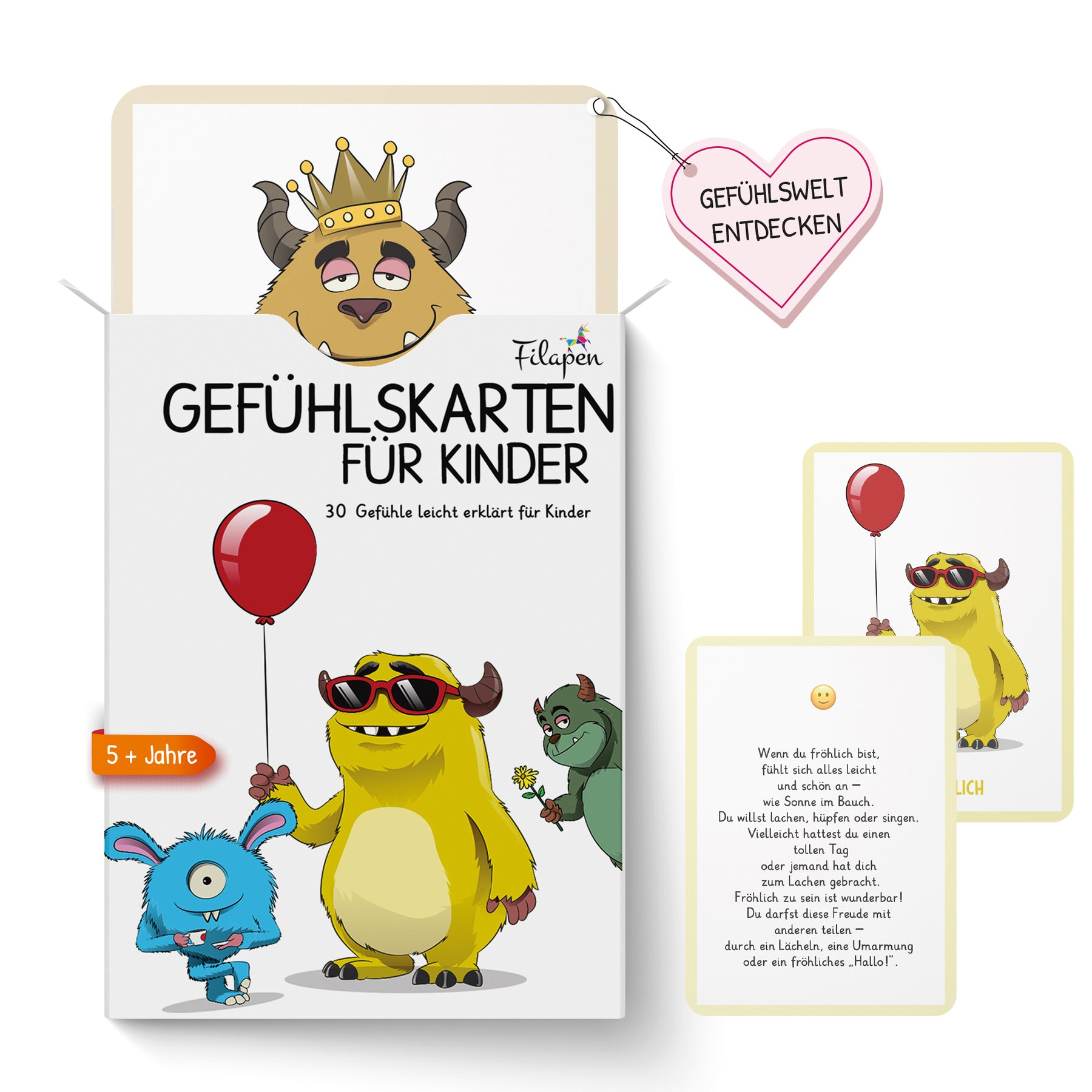 Filapen Magische Lernbücher + Gratis Gefühlskarten für Kinder
