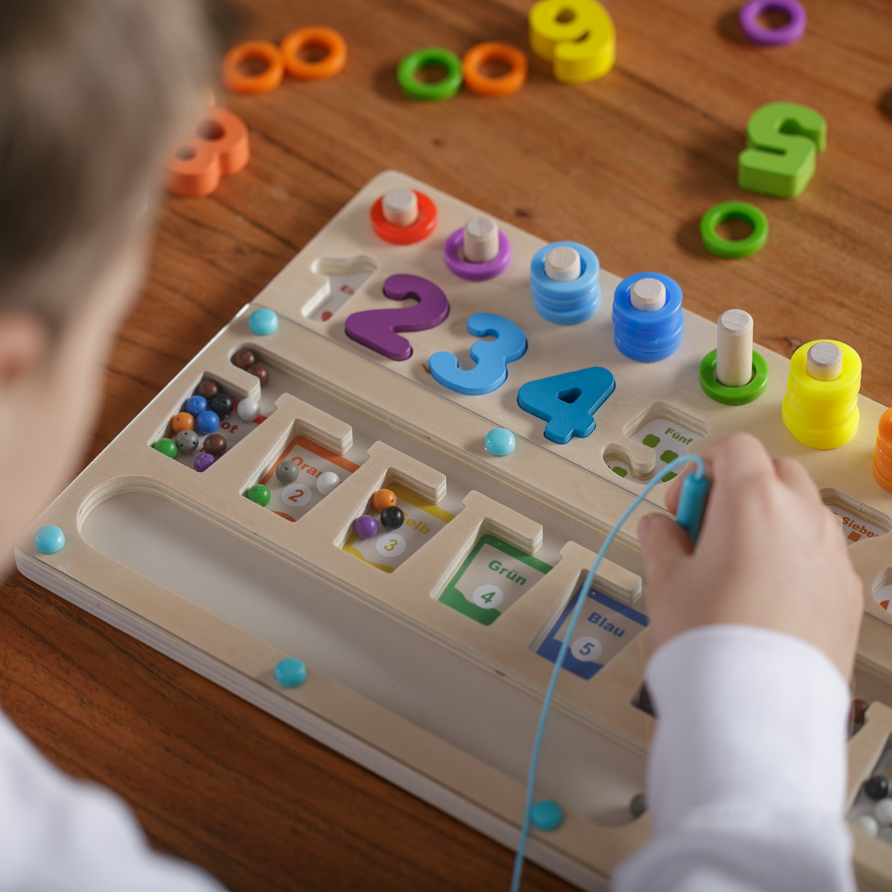 Filapen® Montessori Motorikspielzeug - Magnetspiel aus Holz