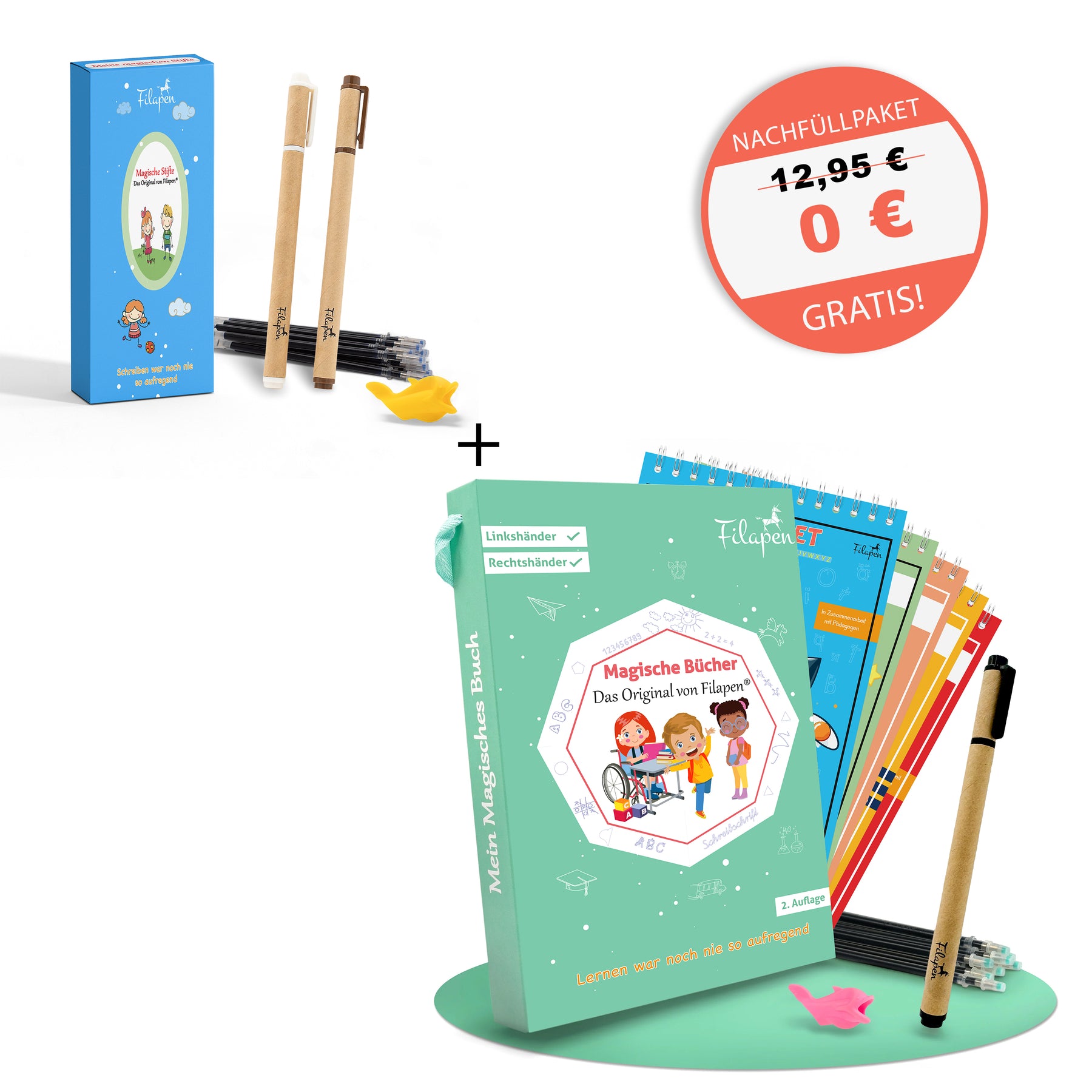 Filapen Magische Übungshefte + Gratis Magische Stifte