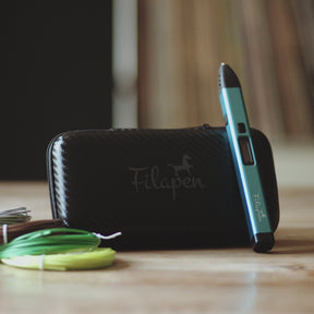 Premium 3D Stift Set mit 10 Filamenten und Etui (Blau)