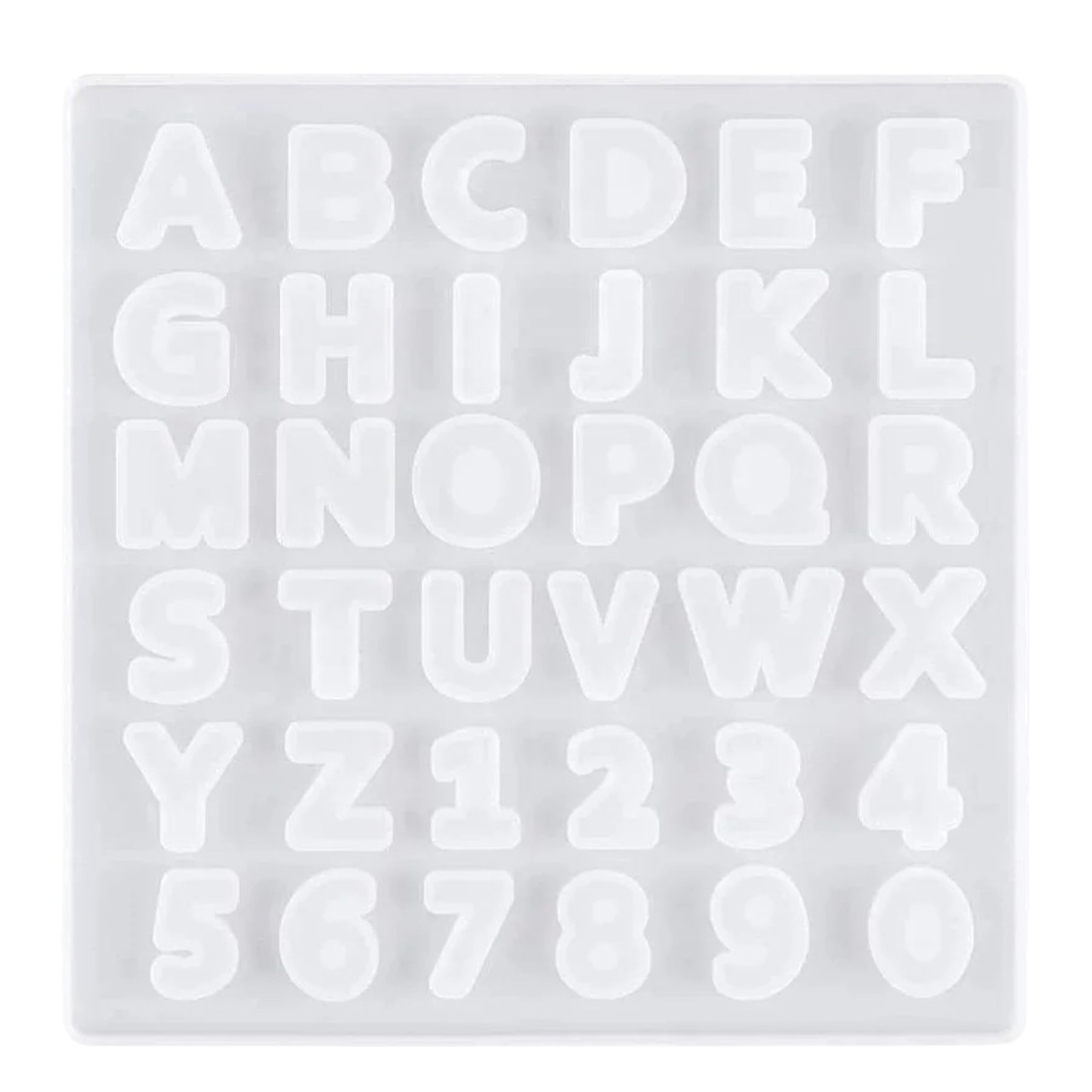 Filapen® Silikonform Alphabet und Zahlen inklusive 10 x 5m PCL-Filament