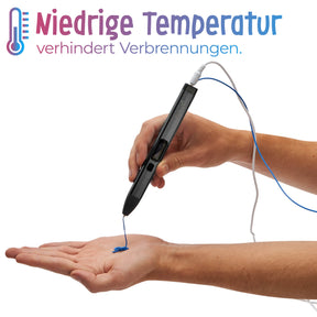 Filapen® Premium 3D Stift mit 10 Filamenten (Schwarz) - Filapen